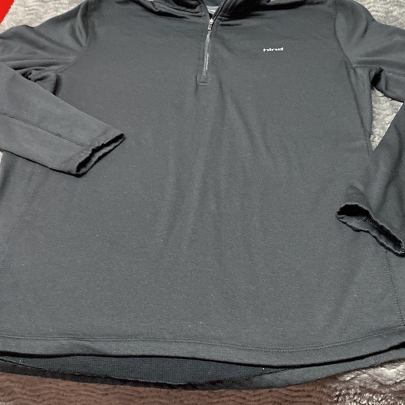 Hind Performance running top long sleeve 3/4-quarter zip Size medium - Picture 9 of 13
